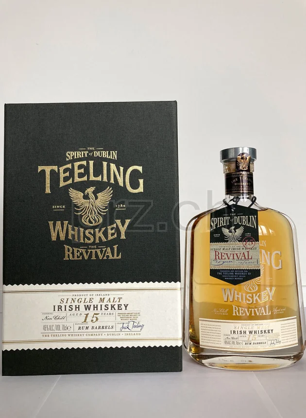 The Teeling Whiskey Company, 15 Jahre, abgefüllt 2015, Ansicht 1