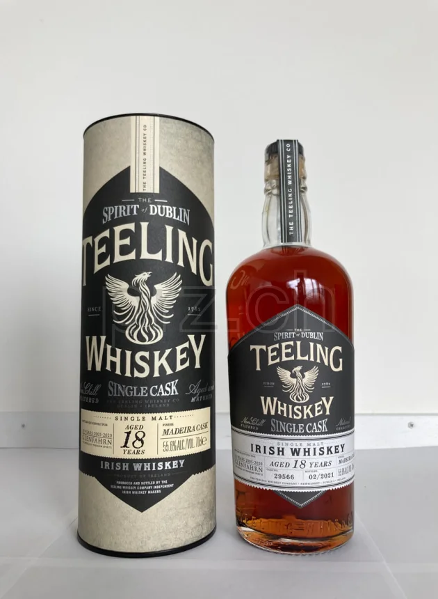 Teeling Whiskey Company, 18 Jahre, abgefüllt 2003, Ansicht 1