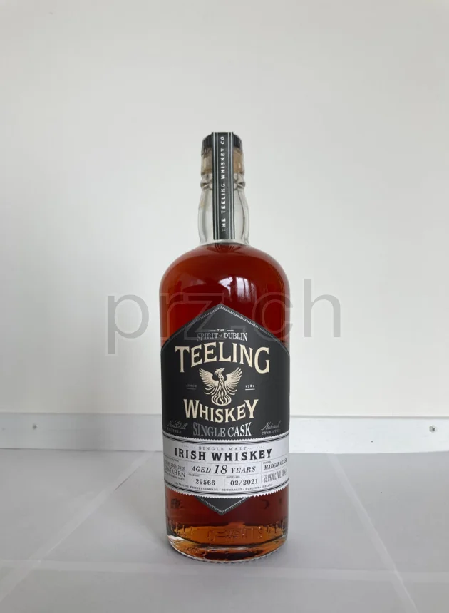 Teeling Whiskey Company, 18 Jahre, abgefüllt 2003, Ansicht 2