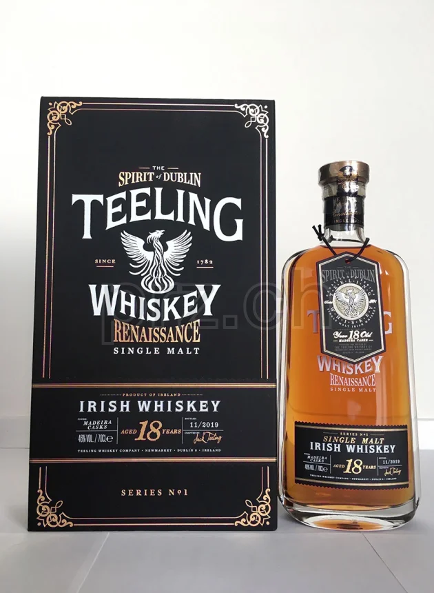 The Teeling Whiskey Company, 18 Jahre, abgefüllt 2019, Ansicht 1