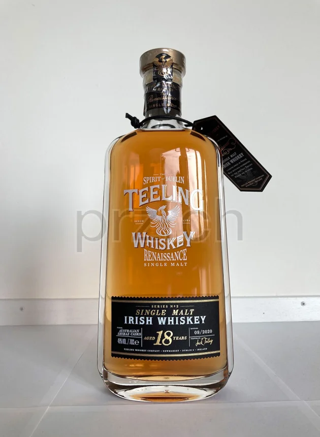 The Teeling Whiskey Company, 18 Jahre, abgefüllt 2020, Ansicht 2