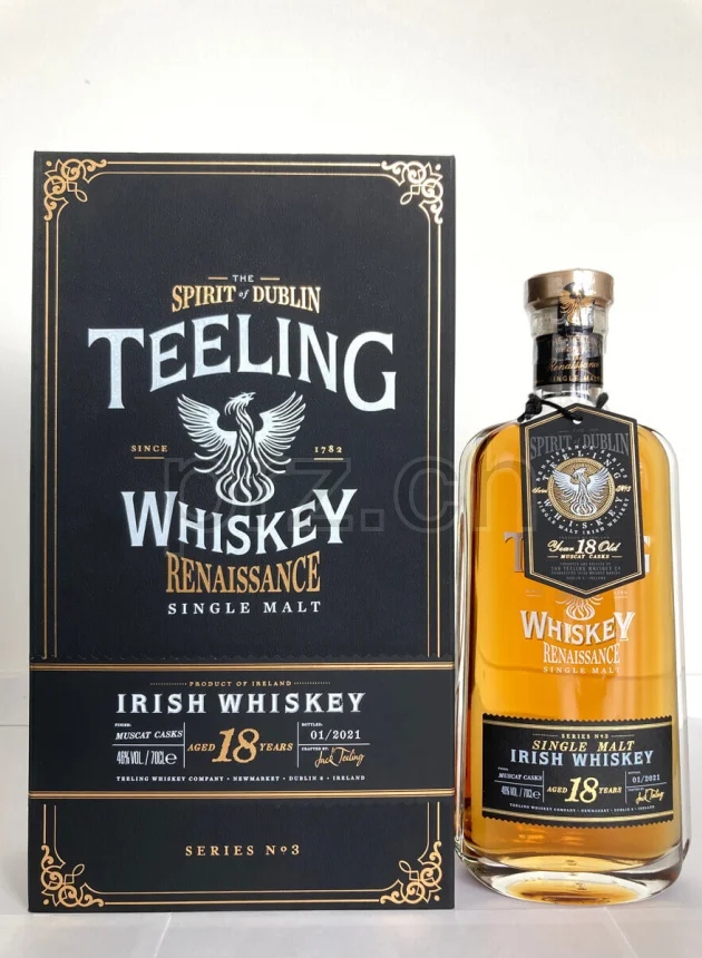 The Teeling Whiskey Company, 18 Jahre, abgefüllt 2021, Ansicht 1