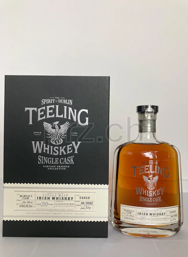 Teeling Whiskey Company, 20 Jahre, abgefüllt 2022, Ansicht 1