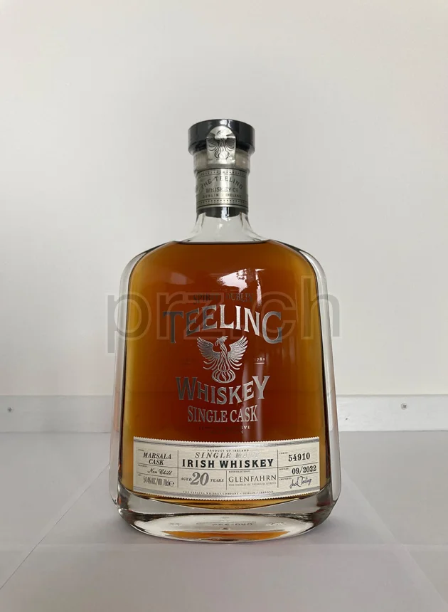 Teeling Whiskey Company, 20 Jahre, abgefüllt 2022, Ansicht 2