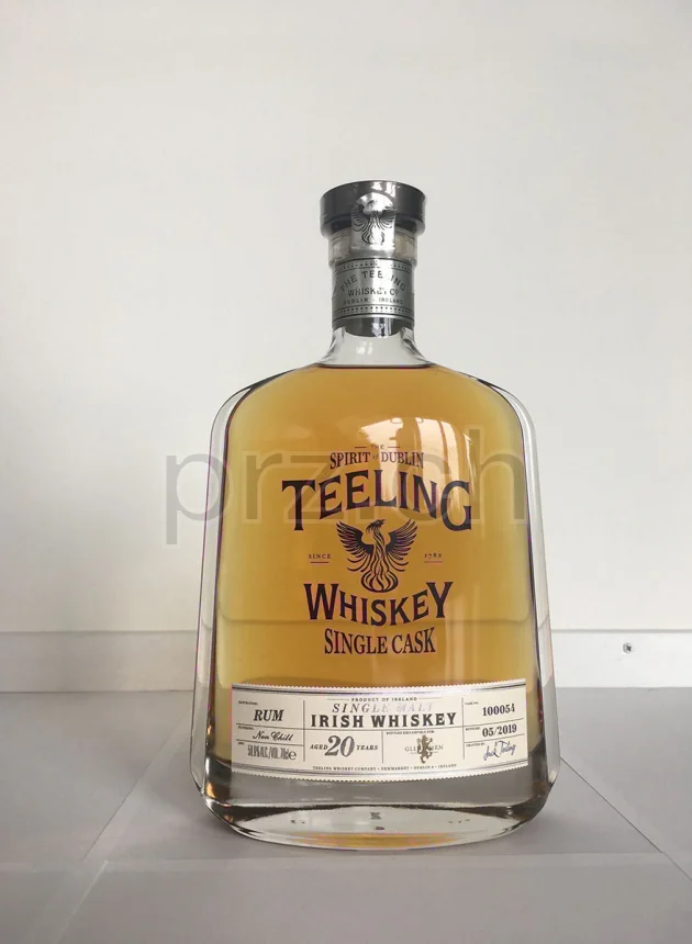 Teeling Whiskey Company, 20 Jahre, abgefüllt 2019, Ansicht 2