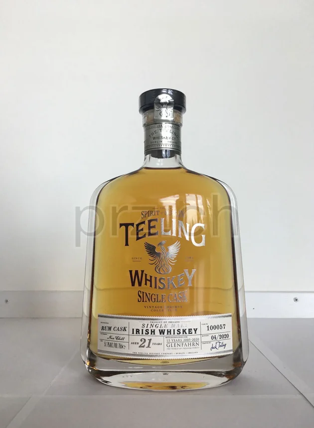 The Teeling Whiskey Company, 21 Jahre, abgefüllt 2020, Ansicht 2