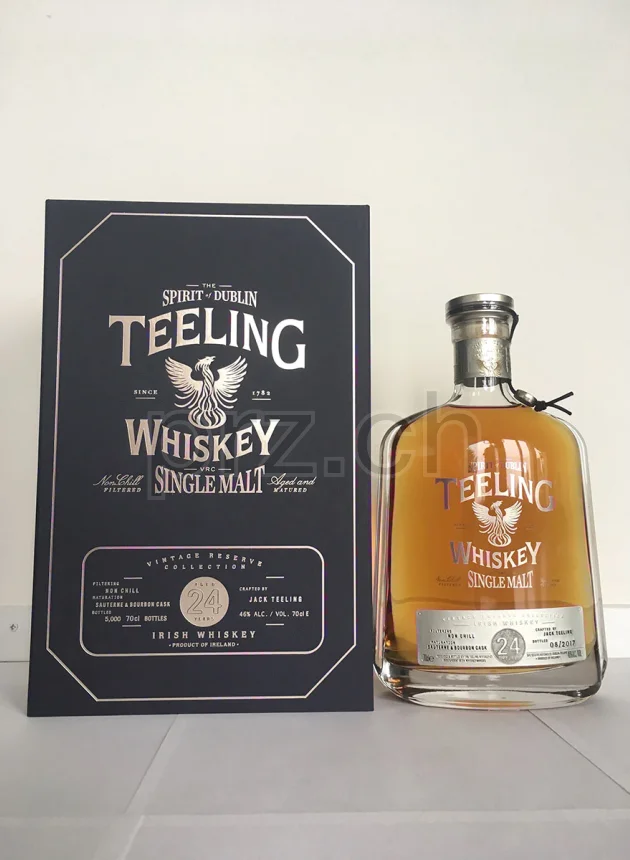 The Teeling Whiskey Company, 24 Jahre, abgefüllt 2017, Ansicht 1