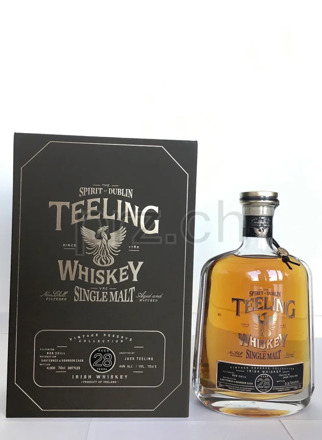 The Teeling Whiskey Company, 28 Jahre, abgefüllt 2020, Ansicht 1