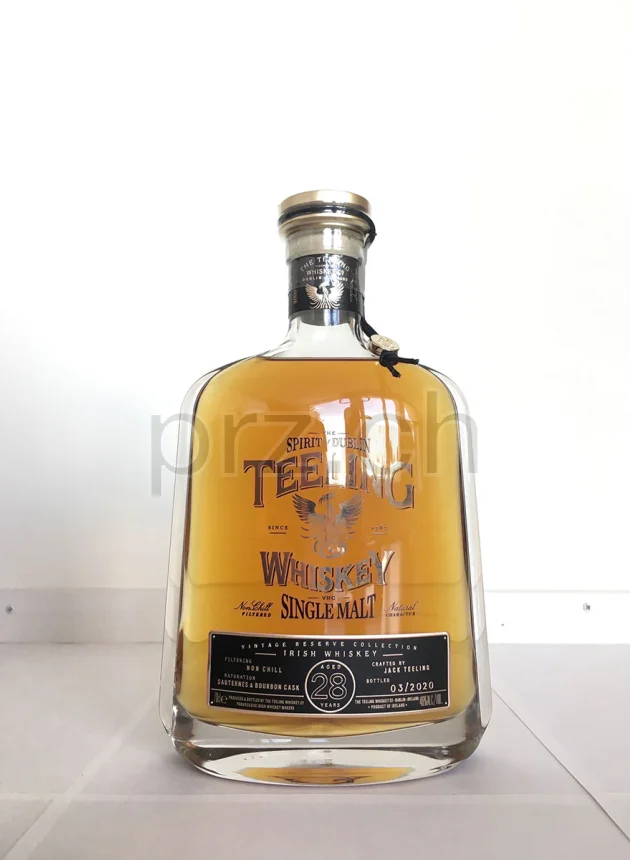 The Teeling Whiskey Company, 28 Jahre, abgefüllt 2020, Ansicht 2