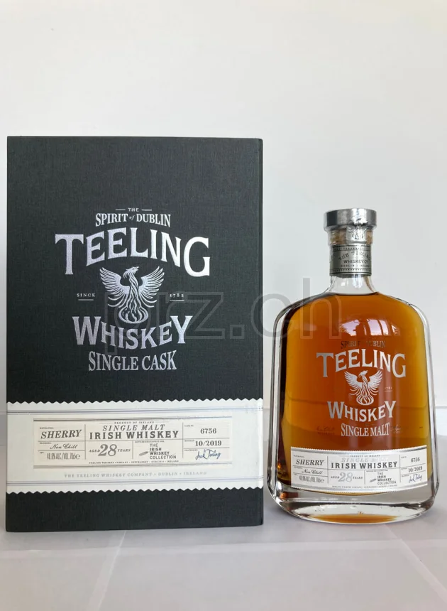 The Teeling Whiskey Company, 28 Jahre, abgefüllt 2019, Ansicht 1