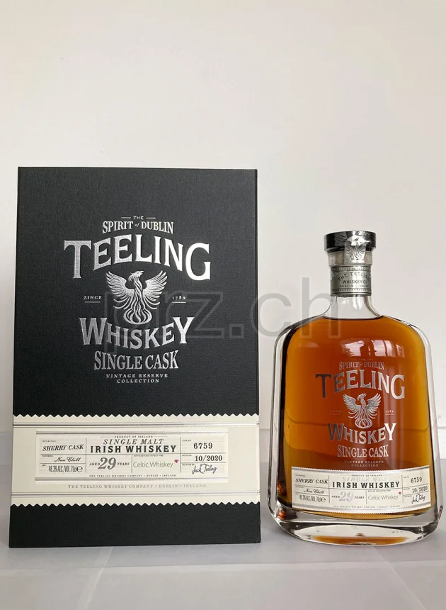 The Teeling Whiskey Company, 29 Jahre, abgefüllt 2020, Ansicht 1