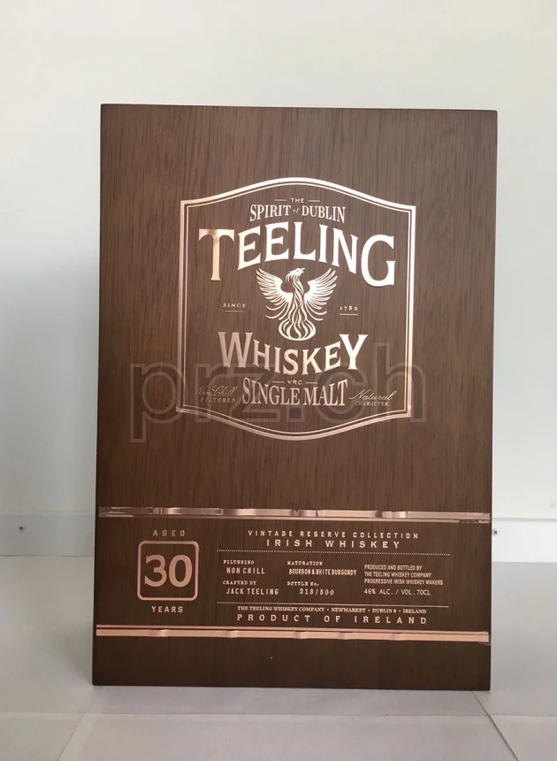 The Teeling Whiskey Company, 30 Jahre, abgefüllt 2018, Ansicht 1