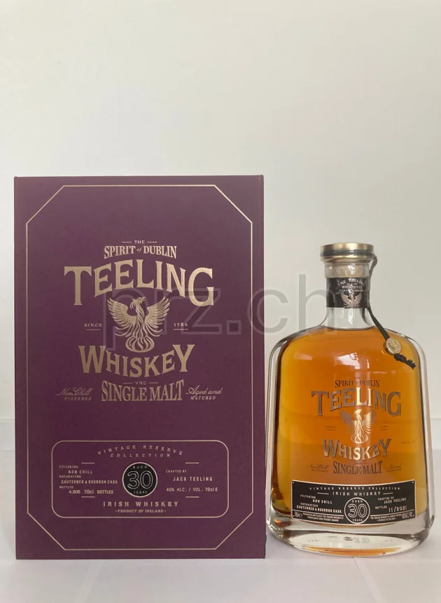 The Teeling Whiskey Company, 30 Jahre, abgefüllt 2021, Ansicht 1