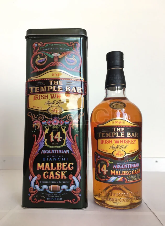Temple Bar 14 Argentinian Malbec Finish Limited Edition, 14 Jahre, abgefüllt 2019, Ansicht 1