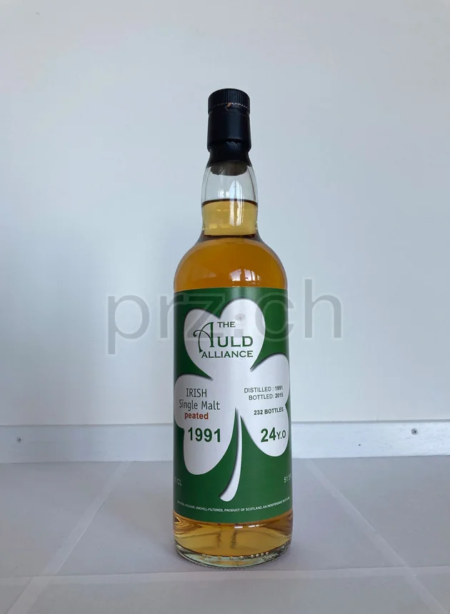 The Auld Alliance Irish Single Malt 24, 24 Jahre, abgefüllt 2015, Ansicht 1