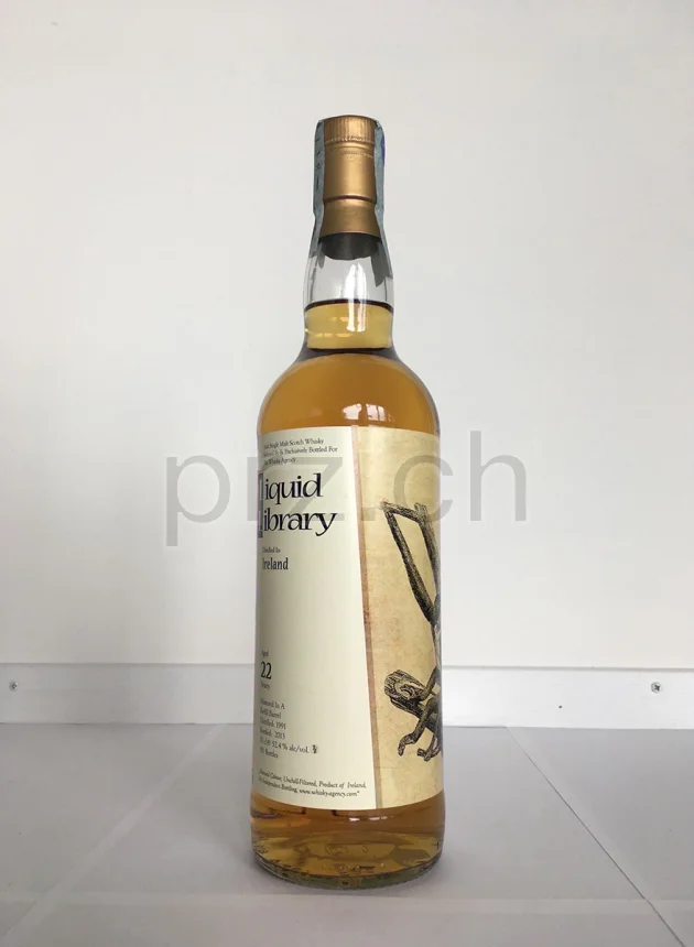 The Whisky Agency Liquid Library, 22 Jahre, abgefüllt 2013, Ansicht 1