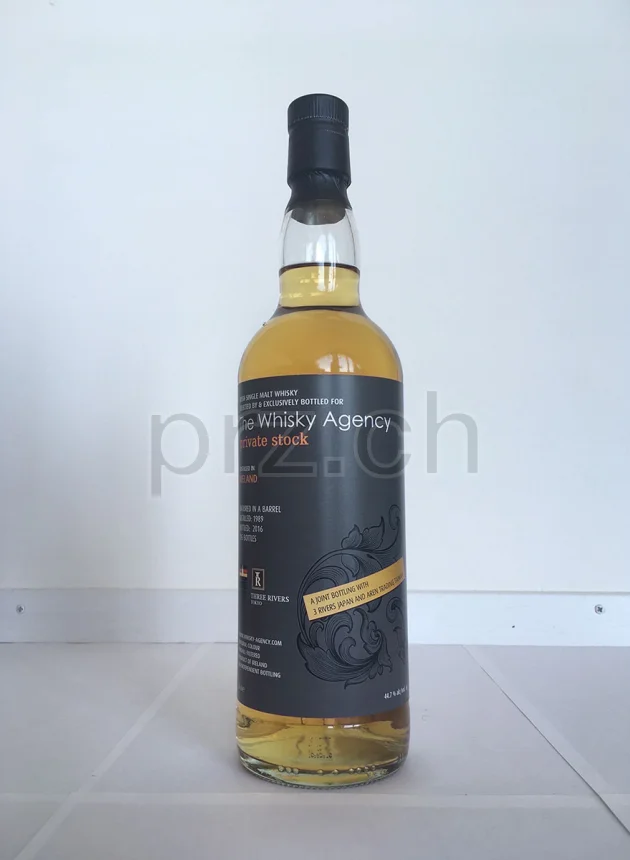 The Whisky Agency Private Stock 3Rivers Japan & Aren Trading Taiwan, 26 Jahre, abgefüllt 2016, Ansicht 1