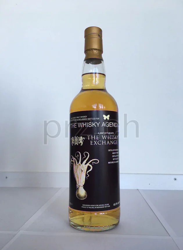 The Whisky Agency & The Whisky Exchange 46,8 %, 27 Jahre, abgefüllt 2017, Ansicht 1