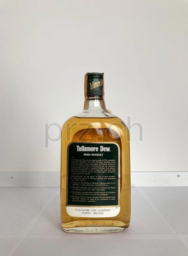 Tullamore Dew Company, abgefüllt 1970, Ansicht 2