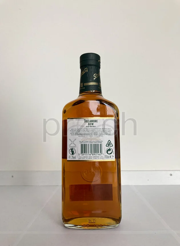 Tullamore Dew Company Ltd., 18 Jahre, abgefüllt 2019, Ansicht 3