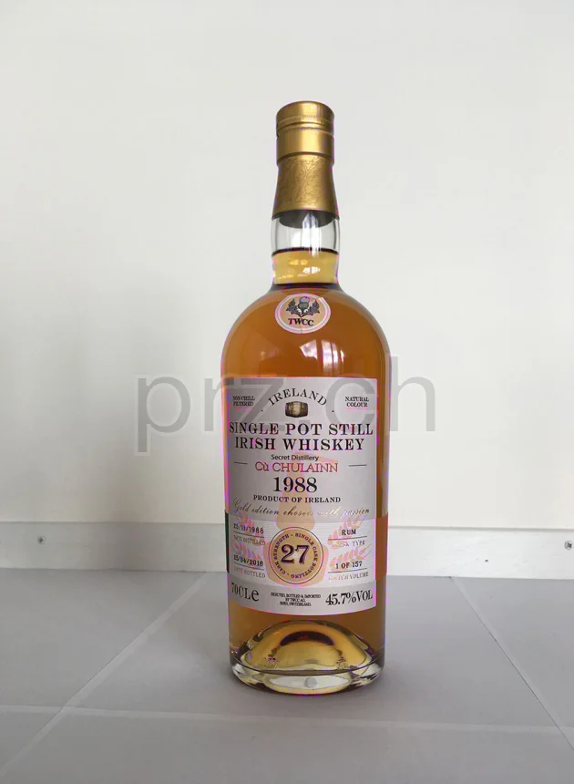 Bushmills, 27 Jahre, abgefüllt 2016, Ansicht 2