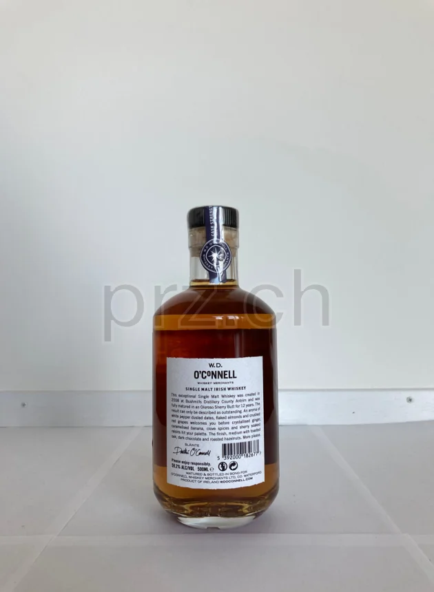 Bushmills, 12 Jahre, abgefüllt 2020, Ansicht 2
