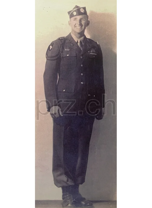 Vorderseite von General Dwight D. Eisenhower's Farewell Letter, Modell Armed Forces, Jahr 1945, Bild 9