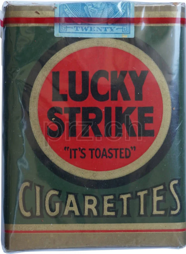 Lucky Strike – 1936 Series 106, Modell Private, Jahr 1936, Vorderseite