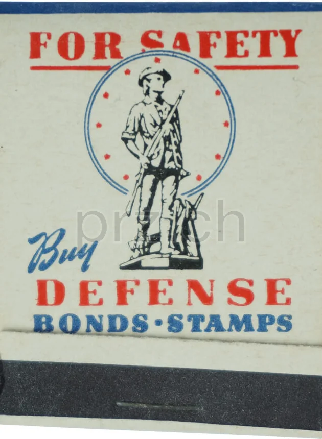 Matches – WWII, Modell Private, Jahr 1942 - 45, Vorderseite