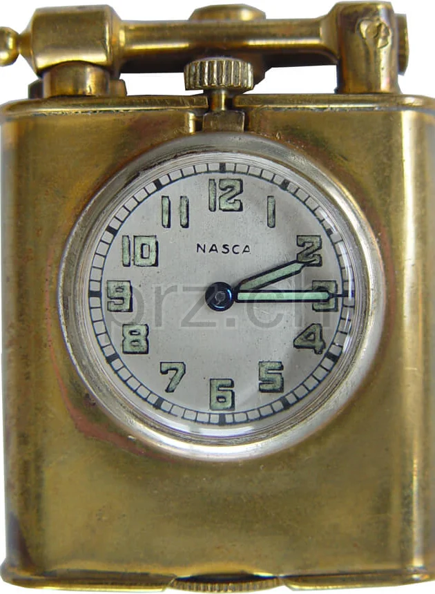 Nasco – USA, Modell Lift arm, gold plated, Jahr 1935, Vorderseite