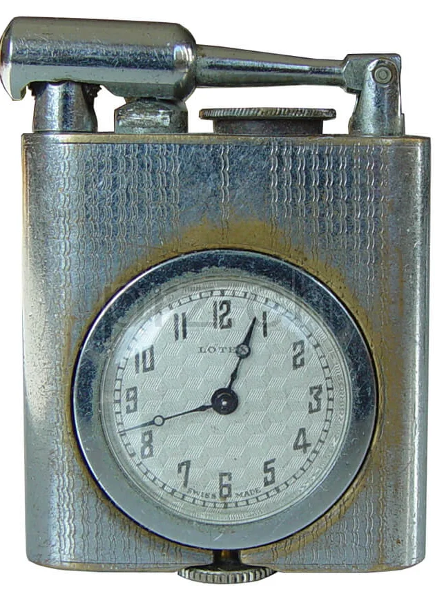 No Name – USA Small Round Watch, Modell Single arm, chrome plated, Jahr 1928, Ansicht 1