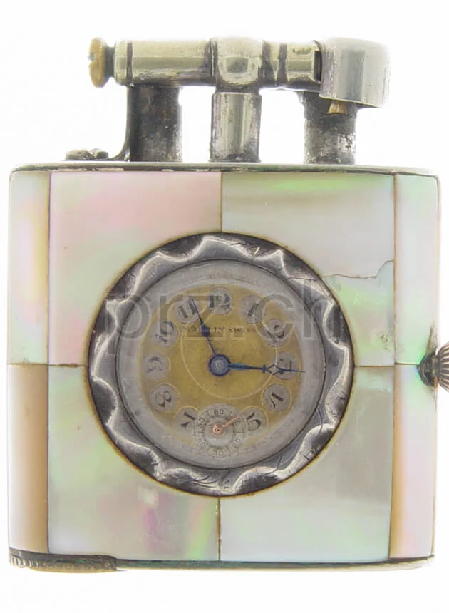 No Name – Switzerland Nacre, Modell Lift arm, silver plated, Jahr 1933, Ansicht 1