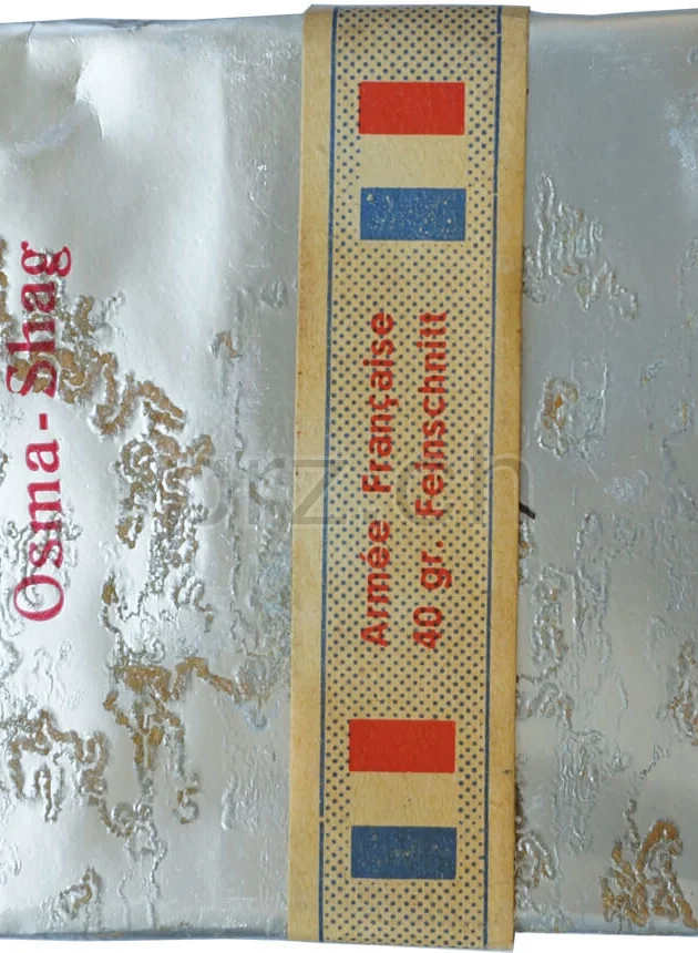 Tobacco Osma Shag – Armée Française, Modell Armée, Jahr 1945, Rückseite