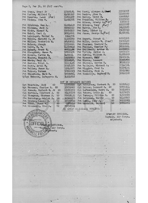 U.S. Army Air Forces Bomber – Paul. J. Stein, Modell three barrel hinge, round bottom, Jahr 1943 - 45, Ansicht 12