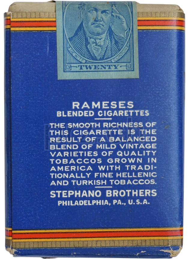 Rameses – 1943 Series 113, Modell Private, Jahr 1945, Rückseite