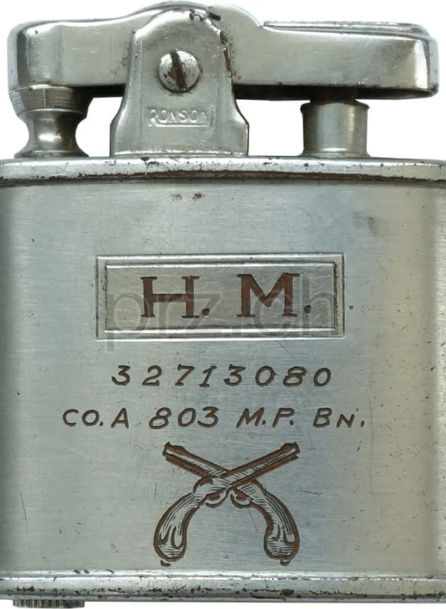 Rome – Heston Mc Mann, Modell four barrel hinge, round bottom, Jahr 1942 - 43, Vorderseite