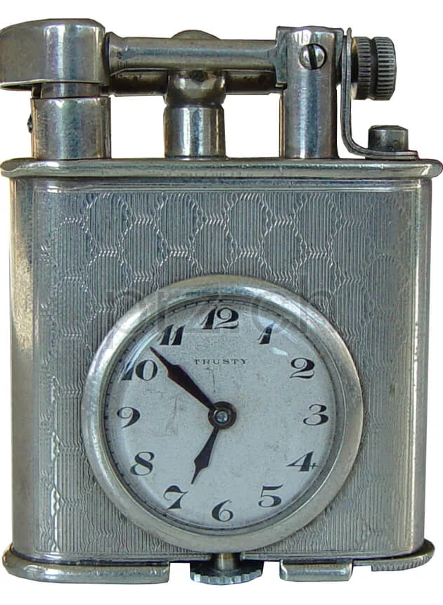Sarastro – Germany Diksi Round Watch, Modell Diksi lift arm, silver plated, Jahr 1928, Ansicht 1
