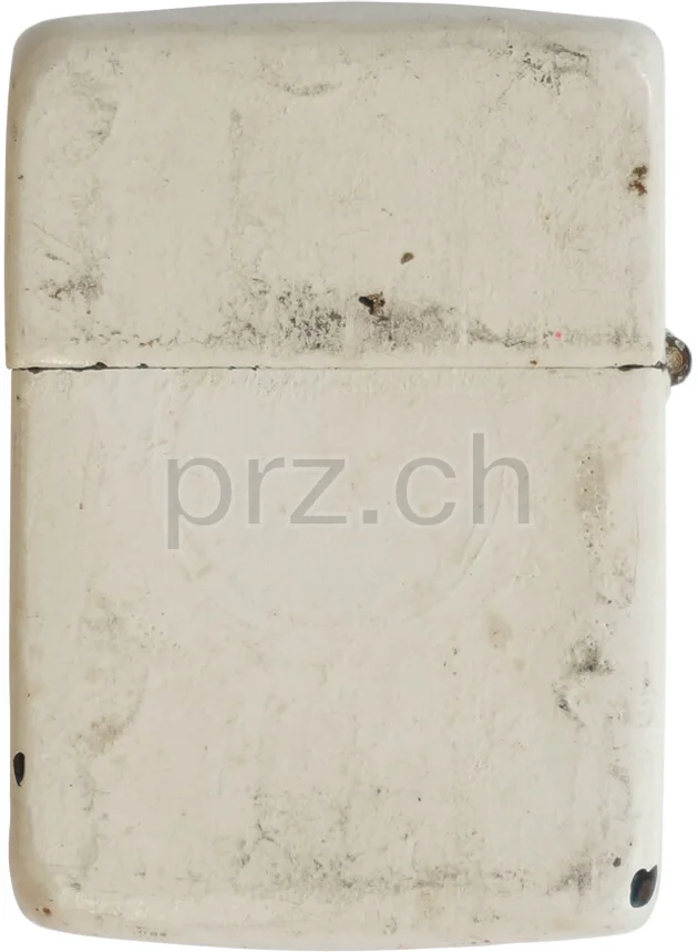 White Finish – «The Black Devils», Ansicht 2 White Finish – «The Black Devils», Modell three barrel hinge, round bottom, Jahr 1943 - 45, Ansicht 2