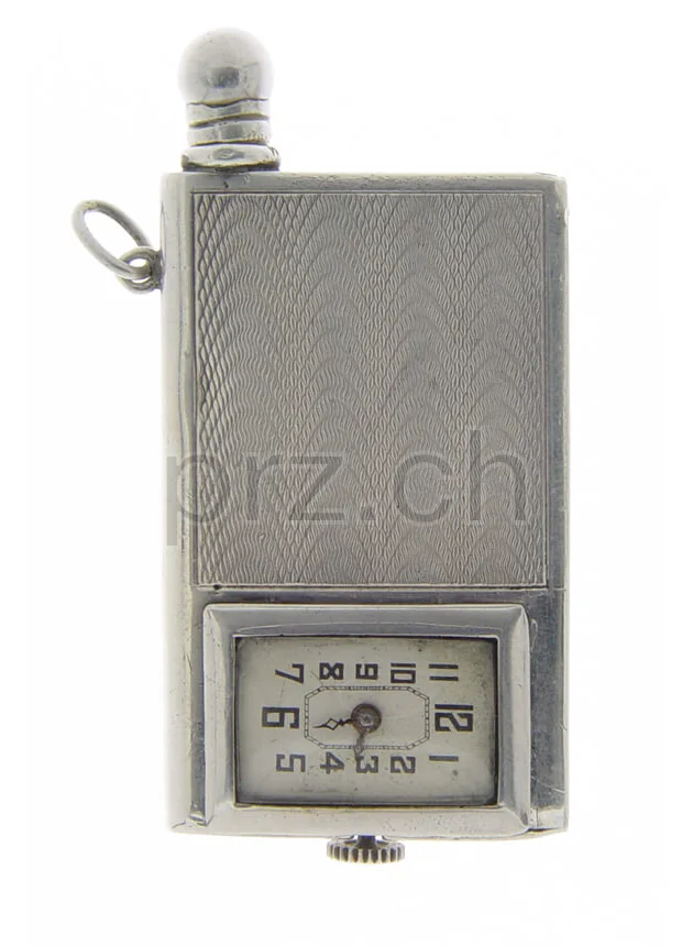 Striker – France Rectangular Watch, Modell Small, sterling silver, Jahr 1916, Ansicht 1