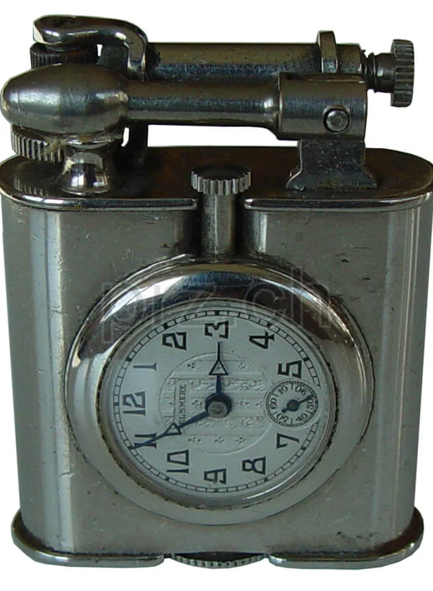 Triangle – USA Round Watch, Modell Lift arm, chrome plated, Jahr 1928, Ansicht 1