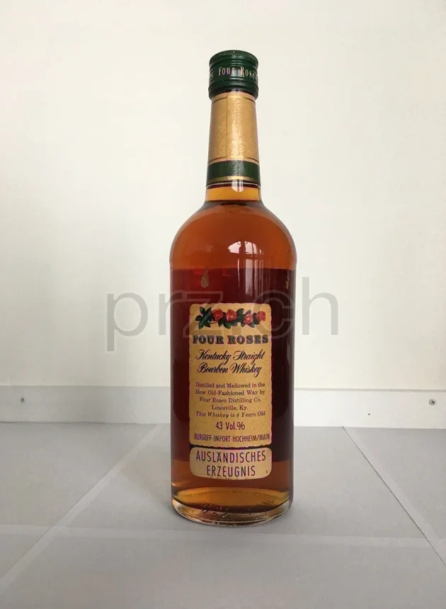Four Roses, 6 Jahre, abgefüllt 1962, Ansicht 2