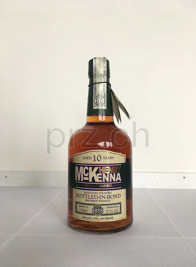Heaven Hill, 10 Jahre, abgefüllt 2003, Ansicht 1