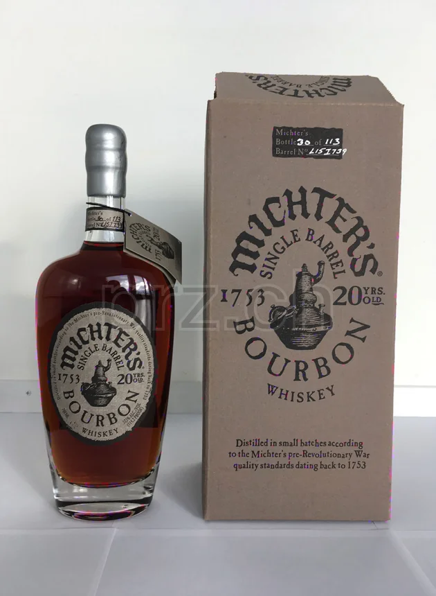 Michter's, 20 Jahre, abgefüllt 2015, Ansicht 1