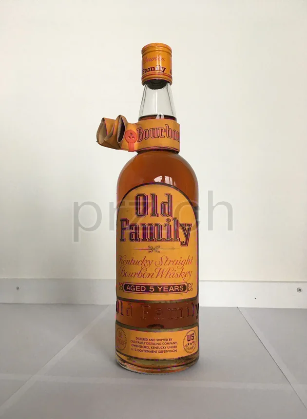 Old Family Distilling Company, 5 Jahre, abgefüllt 1971, Ansicht 1