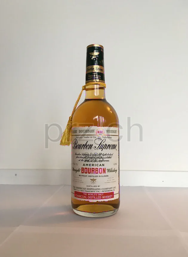 The American Distilling Company Inc., abgefüllt 1980, Ansicht 1