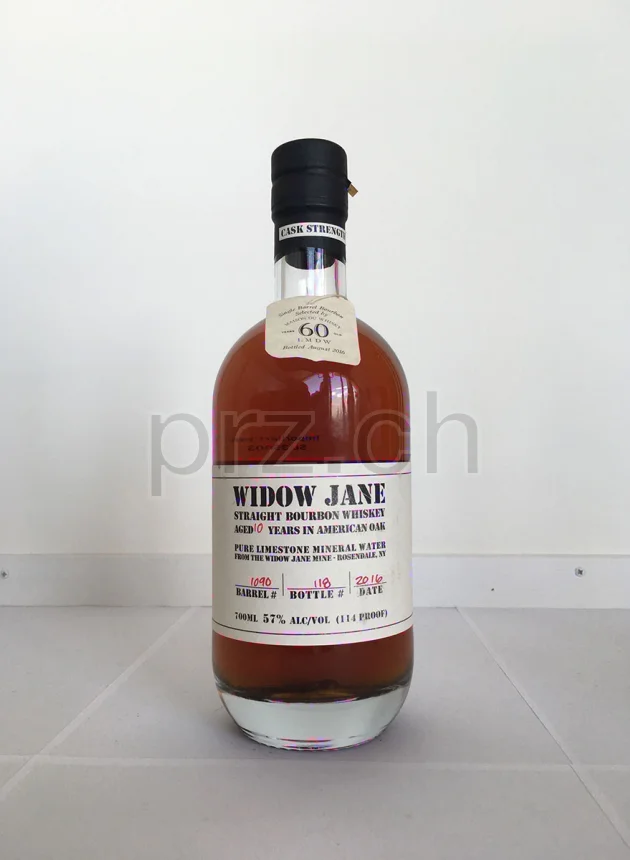 Widow Jane, 10 Jahre, abgefüllt 2016, Ansicht 1