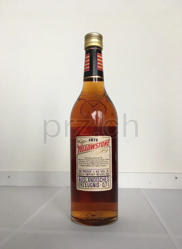 Yellowstone Distillery Co., abgefüllt 1971, Ansicht 2