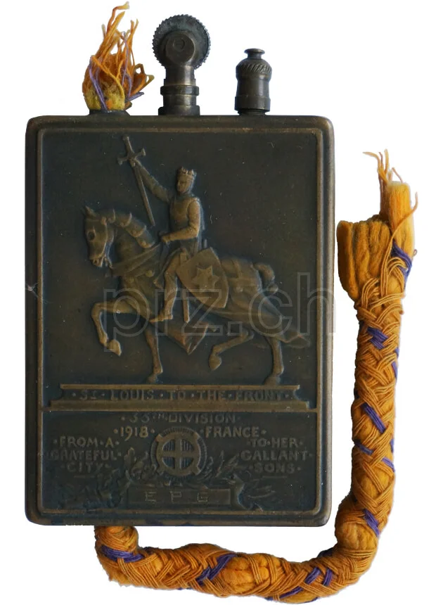 Lighter WWI, Modell Lighter combi rope and wick for fuel, Jahr 1918, Ansicht 1