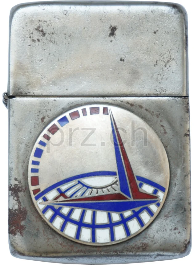 U.S. Army aide-de-camp – Air Transport Command, Rückseite U.S. Army aide-de-camp – Air Transport Command, Modell four barrel hinge, flat bottom, Jahr 1942 - 43, Rückseite