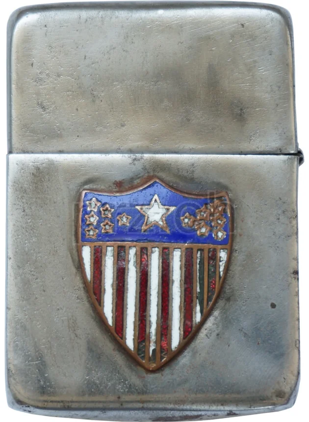 U.S. Army aide-de-camp – Air Transport Command, Vorderseite U.S. Army aide-de-camp – Air Transport Command, Modell four barrel hinge, flat bottom, Jahr 1942 - 43, Vorderseite
